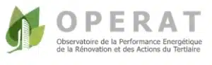 Operat logo, tertiary energy performance.