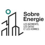 Sobre Énergie logo with graphic and slogan.