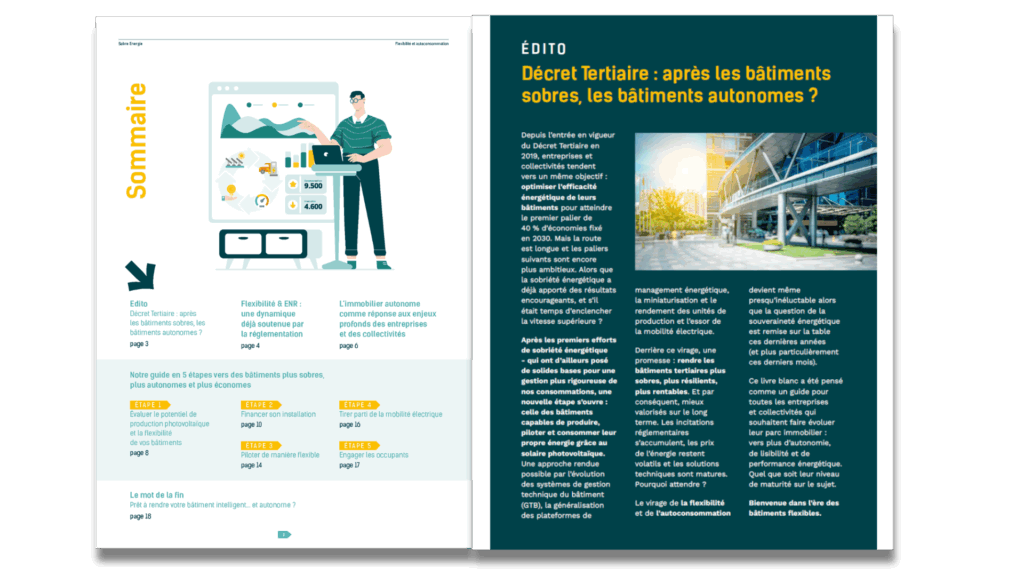 Page sommaire + édito LB solaire et flexibilité