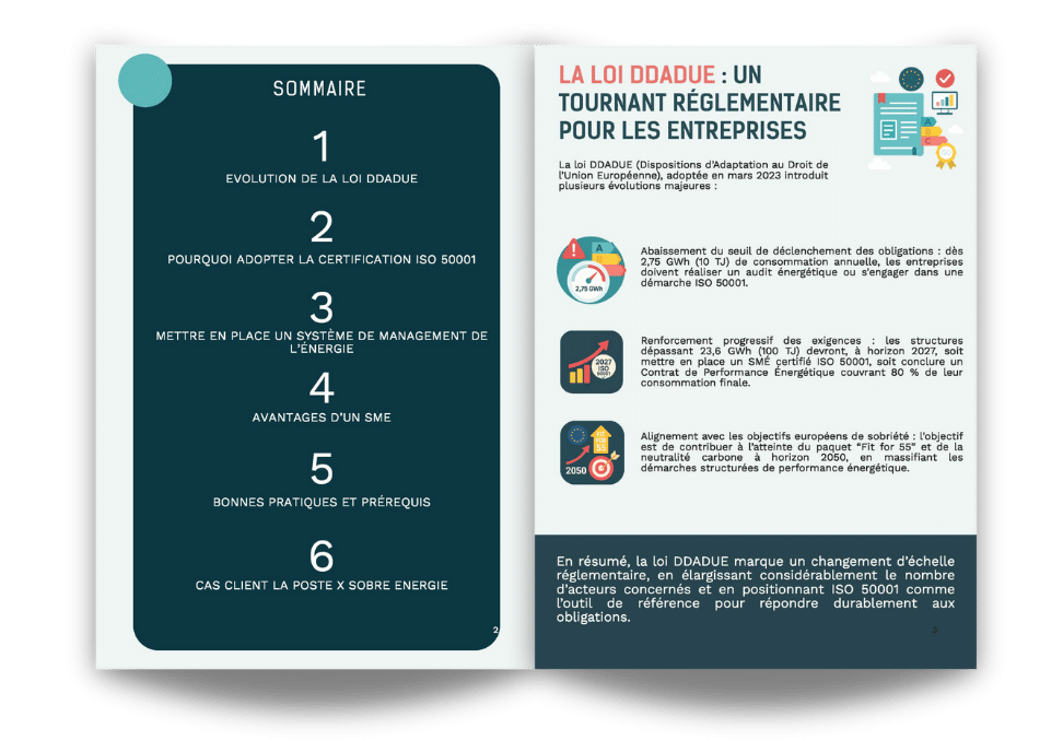 Excerpt from the white paper on DDAdue and ISO 50001